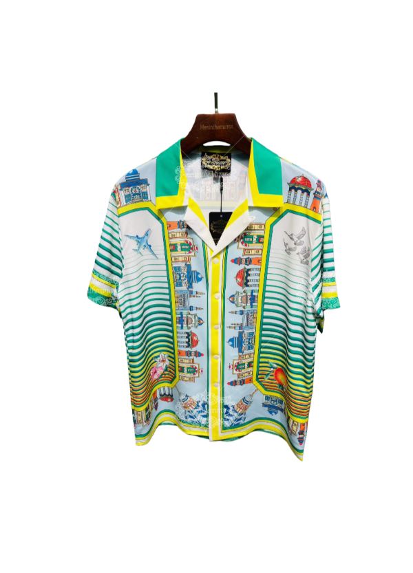 الذهب الأسود هندسية سيتي سكيب المحملة / معرض لوكس