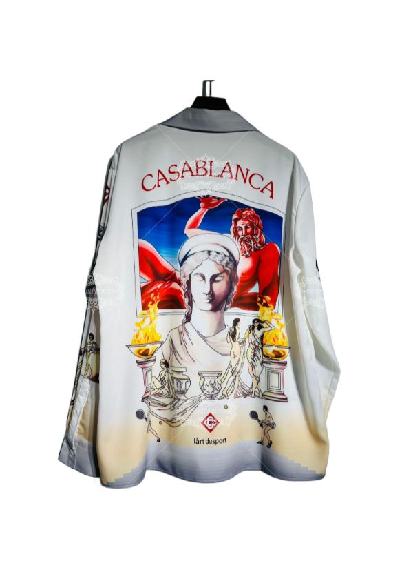 الفخمة ميدوسا الباروك طباعة قميص / الظلام لوكس قصيرة