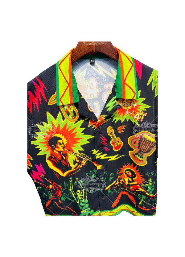 الذهب الأسود هندسية الباروك المحملة / معرض لوكس