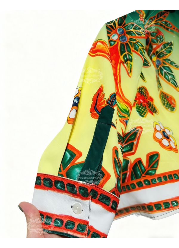 الرجعية نادي التنس التدرج قميص / لوكس الاستوائية رياضية طويلة