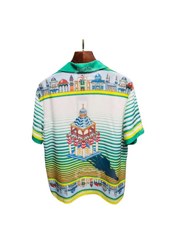 الذهب الأسود هندسية سيتي سكيب المحملة / معرض لوكس