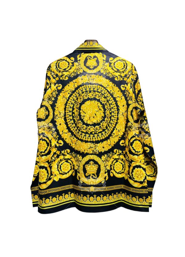 الذهب الأسود ميدوسا الباروك قميص / الترفيه طوق