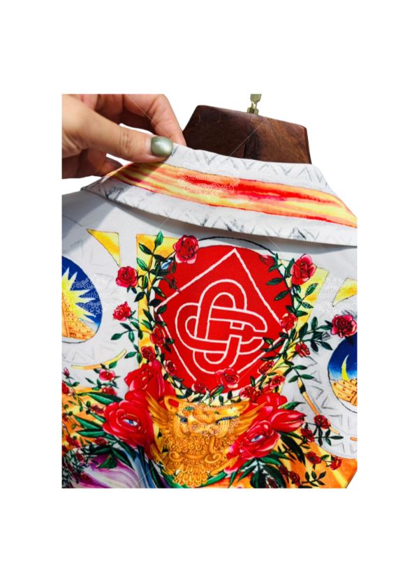 الأبيض الأخضر الطبيعية لوكس كريست المحملة / معرض لوكس