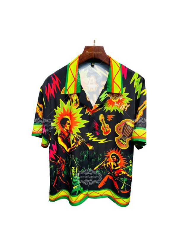 الذهب الأسود هندسية الباروك المحملة / معرض لوكس