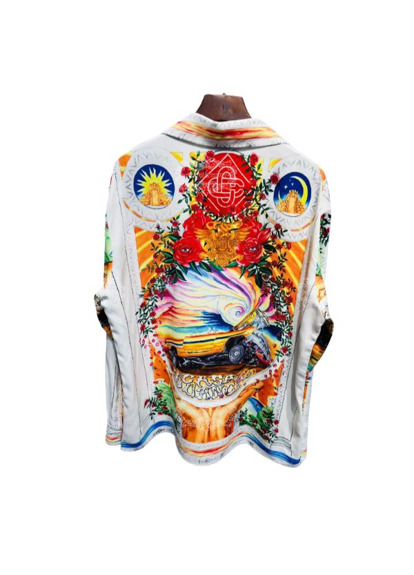 الأبيض الأخضر الطبيعية لوكس كريست المحملة / معرض لوكس