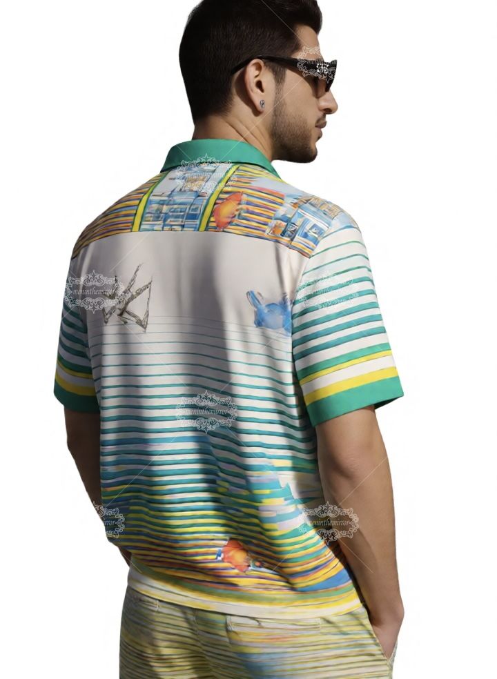 الذهب الأسود هندسية سيتي سكيب المحملة / معرض لوكس