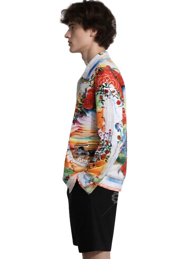 الأبيض الأخضر الطبيعية لوكس كريست المحملة / معرض لوكس